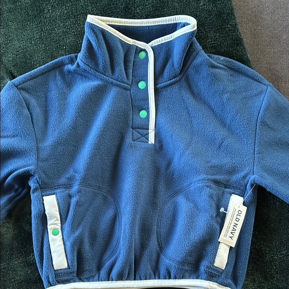 Old Navy Blue Fleece Pullover